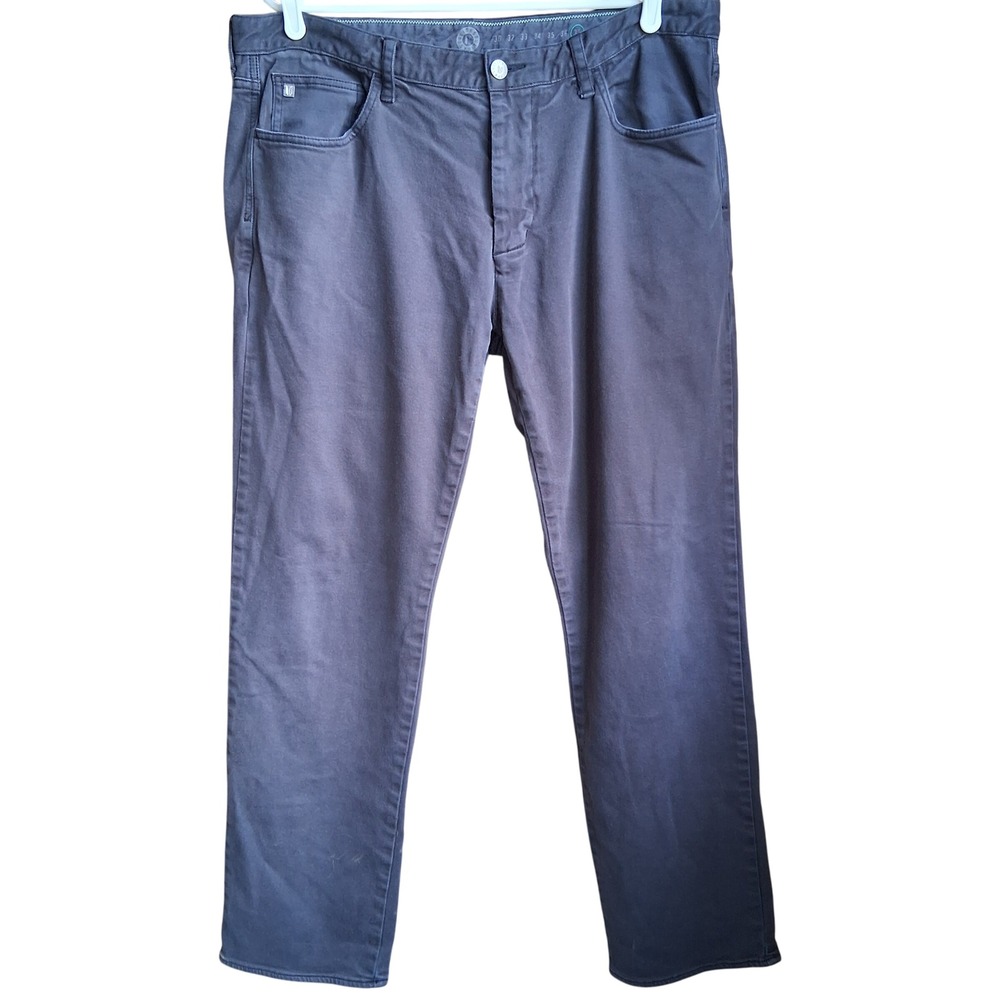 Linksoul Golf ‎ Chino Pants Sz 38x30 Mens Blue/Gray